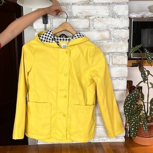 Gap Kids Yellow Rain Jacket